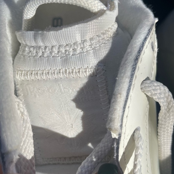 Cardi B Reebok Club B Shiny White Patent Leather & Translucent Shoes US 10 EU 41 - Picture 11 of 16